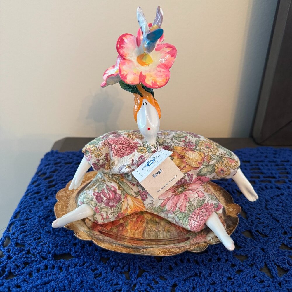 Poupee Millet Flower and Bird Whimsical Doll